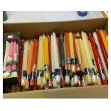 Large lot of all new candles