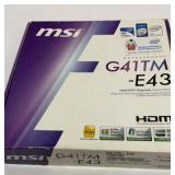 MSI motherboard.  See pics for info.
