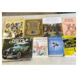 Random books. From human anatomy to Cadillac.
