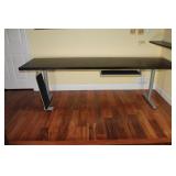 Wood Top Metal Base