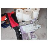 Mixed Lot of Gloves Paper Towl & Bags Pickup in Da