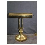Brass Desk Lamp 12 1/2 x 9 1/2 x 6 Brass Desk Lamp 12 1/2 x 9 1/2 x 6