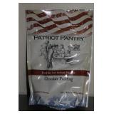 Patriot Pantry Meals Chocolate Pudding