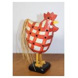 Vintage Wood  Chicken  D©cor 8 x 5