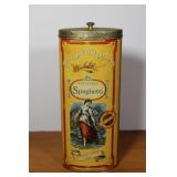 Vintage Spaghetti Tin Can 10 1/2 x 4 1/2