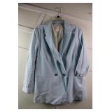 H & M Blazer, Light Blue, Lined