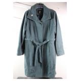 Mossimo Teal Wool Blend Midi Coat