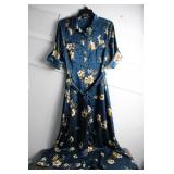 Sugar Lips Vintage kimono Dress Flower Print