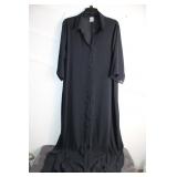 Time & True Button Down Sheer Maxi Cover-up Cardig
