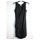 Banana Republic Black Wrap Around Dress, Knee Leng