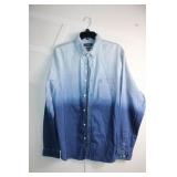 Crown & Ivy Long Sleeve Ombre Chambray Shirt