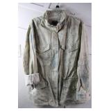Chaps Womens Jacket Military Style Floral