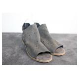 Coolway Open toe Swede Sandals, Zipper