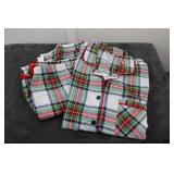 Holiday Time Holiday Plaid Pajama Set, New some ta