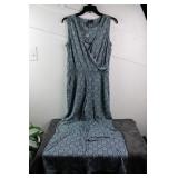 New Directions Printed Pants Bodysuit