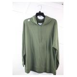 Time & True Olive Green Mock Neck Sweater