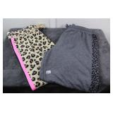 Set of 2 Leopard Print Sweatpants as shown