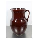 Vintage Pottery Pitcher 11"