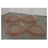 Vintage Fortecrisa Mexican Depression Glass Plates
