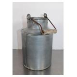 Vintage French Aluminum Milk Jug 10 1/2"