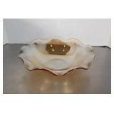 Vintage Findescent Carnival Glass Bowl 9 1/2