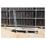 6 Wheel Cart with removable Metal Handle