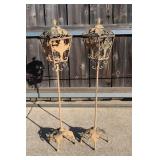 Vintage Wrought Iron Candle Holders 42
