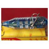 White Striped Blue Body  QUICK HITCH Top Water NO