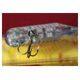 Clear Striped Blue Spine QUICK HITCH Top Water NO