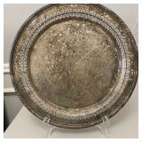Vintage WM Rogers 170 Round 12" Silvertone Tray
