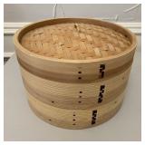 Vintage Bamboo Steamer Baskets