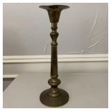 Vintage Brass Candlestick Holder 12"