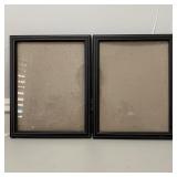 2-pc Black Frames with gold trim