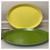 2-20" Multicolor Serving Trays