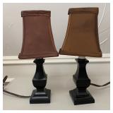 Set of 11" table lamps with Shade
