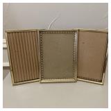 Vintage Brass Photo Frames