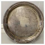 12" WM Rogers Silver plated Round Tray