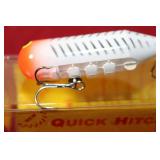 White Striped Orange Head QUICK HITCH Top Water NO