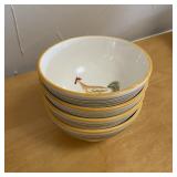 HomeTrends Oh La La Chicken " Bowls   4pcs