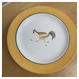 HomeTrends Oh La La Chicken 8.5" Plates   4pcs **n
