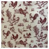 Rooster Fabric Runner or Tablecloth