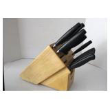 Bucther Block  Holder With Knives