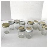 Lot of Jars 8 OZ