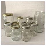 Lot of Jars 16 OZ to 32OZ