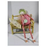 Doll & Wood Bench