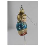 VTG Glass Christmas Ornament