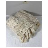 Antique Hand  Crochet Bed Spread