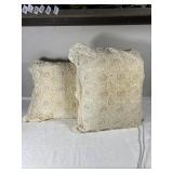 Vintage Crochet Accient Pillows