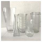 Lort Of Glass Vases