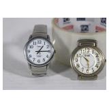 Vintage Watches Timex easy reader, Gitano Watch no